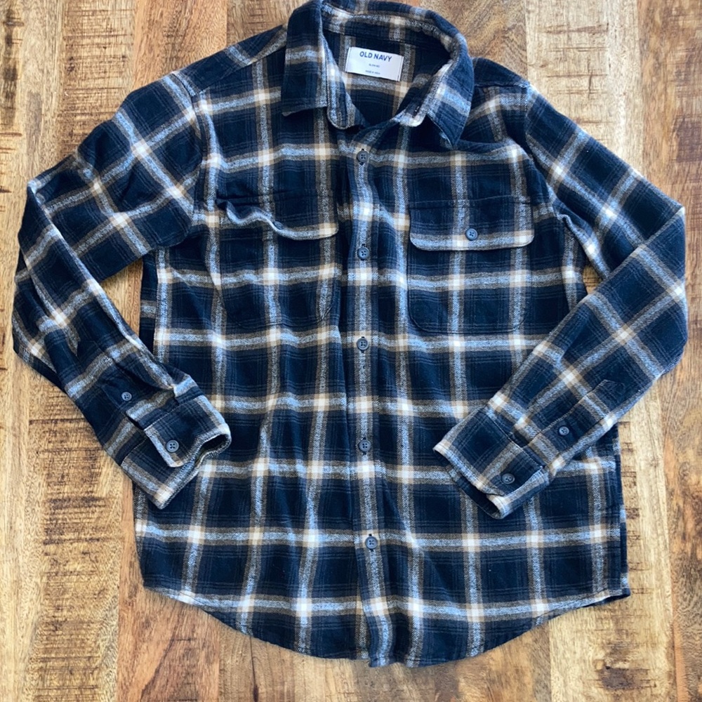 Boys Old Navy Flannel Size XL